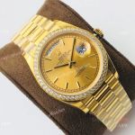 Rolex Day Date President Replica Watch All Gold Diamond Bezel 36mm Cal.3255